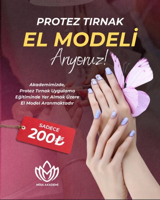 Akademimiz bünyesinde yapılan eğitimlerimiz için model arayışımız mevcut
İlgilenenlerin whatsap hattımızdan randevu alması rica olur
0532 711 0824
#proteztırnakmodel